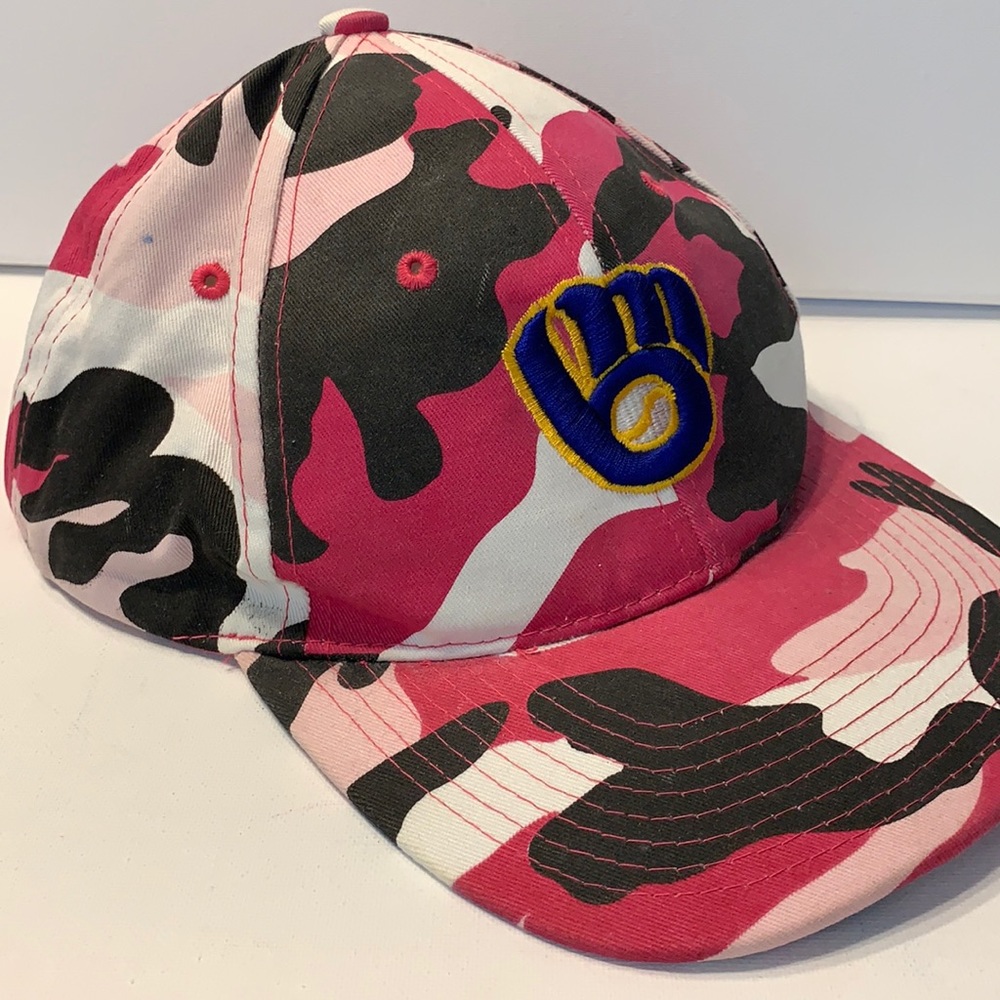 Milwaukee Brewers Cap- Pink Camo “Just Brew It”